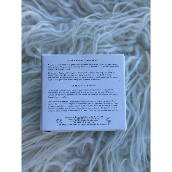 Herbivore Blue Tansy BHA and Enzyme Pore Refining Mask - Picture 8 of 9